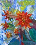 Thumbnail Red Sunflowers one