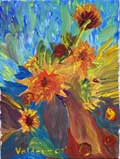 Thumbnail Red Sunflowers two